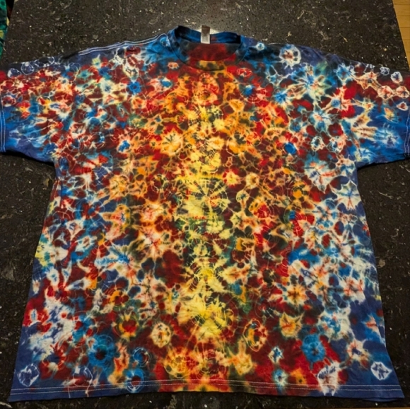 Kenney style Tie-Dye Men's Shirt - Picture 2 of 5